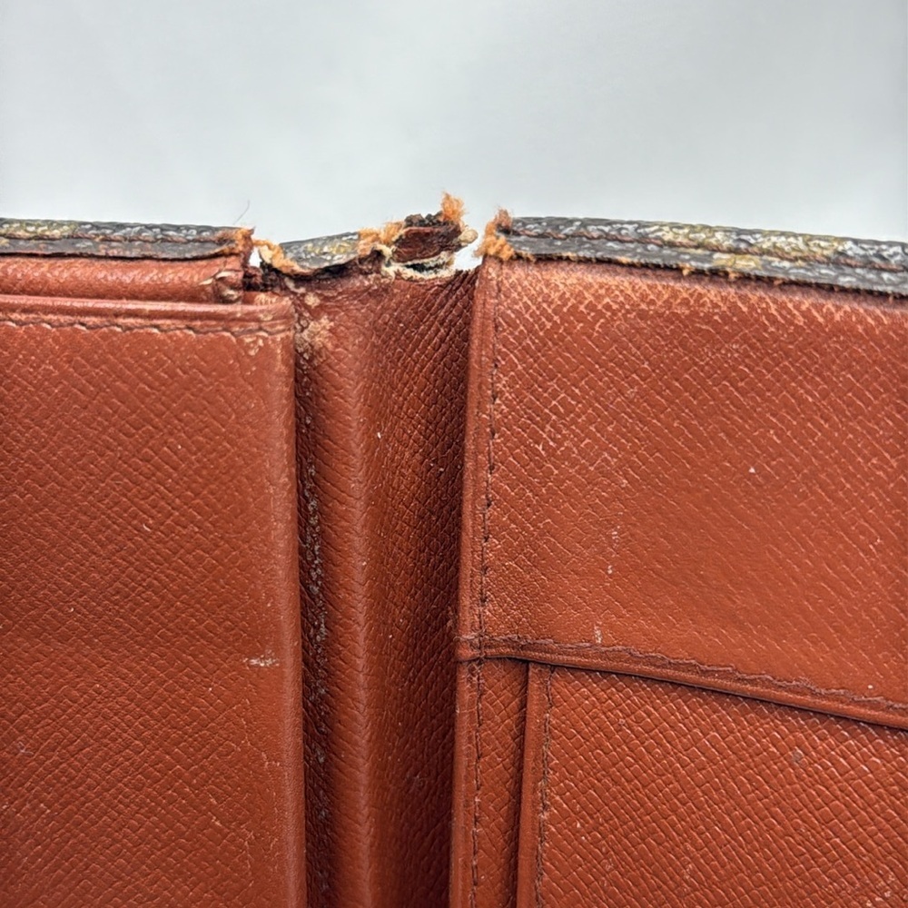 Louis Vuitton Brown Monogram CheckBook/ Long Wallet | Men’s | Pre-Owned | - Picture 9 of 14
